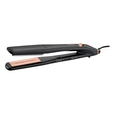 BaByliss ST596E Haarglätter Steam Luxe Styler Schwarz/Rosa
