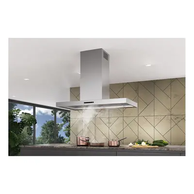 Wesco FHE Teleskop Quadro Dunstabzug Edelstahl Umluft