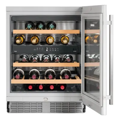 Liebherr UWTes 1672 Weintemperierschrank Edelstahl rechts