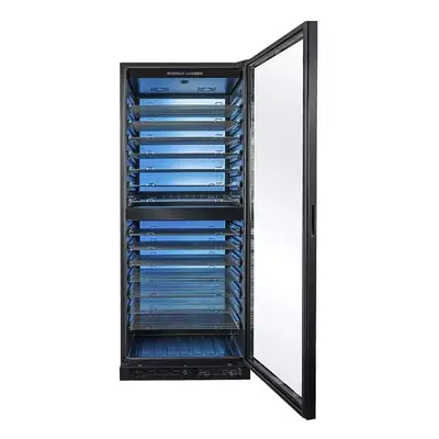 Kibernetik WKH600A Weinkühlschrank Schwarz rechts