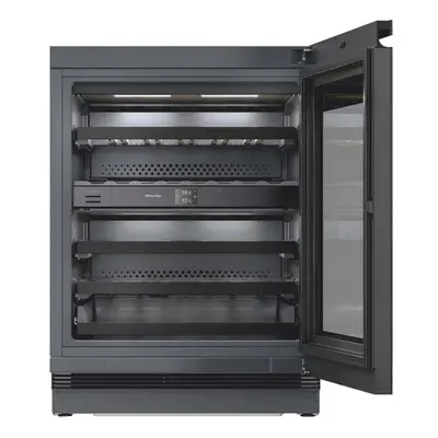 Miele KWTUS 7074 F Weinschrank Obsidianschwarz rechts
