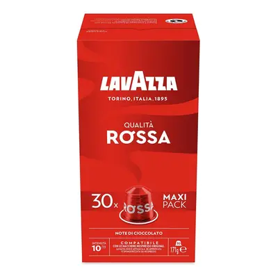 Lavazza Qualità Rossa Kaffee 30 Aluminium Kapseln (Nespresso®)