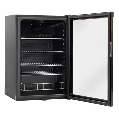 Kibernetik GK130L01 Getränkekühlschrank Schwarz rechts