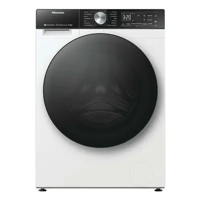 Hisense WF5S 1045BW Waschmaschine Weiss/Schwarz links