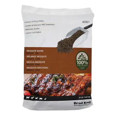 Broil King Mesquite Blend 9kg Holzpellets – Holzkohle/Briketts/Grill Anzünder – schwarz