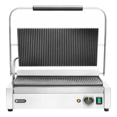 Hendi Gastro-Grill Paninigrill – Gastro Grill/Griddleplatte – edelstahl