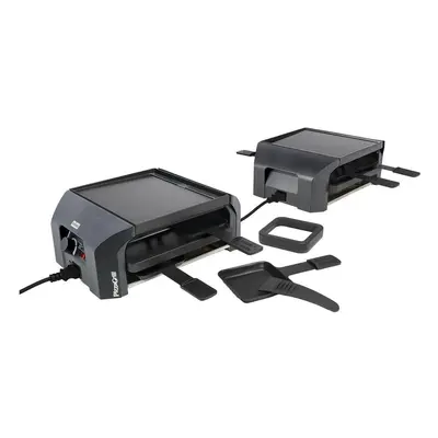 Stöckli Four Four Set Raclette für 8 Personen – Raclette Ofen/Raclette Grill – anthrazit