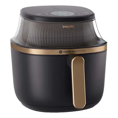 Philips NA332/09 Series 6.2L Heissluftfritteuse – Airfryer - Friteuse – schwarz / kupfer