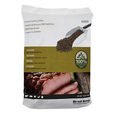 Broil King Hickory 100% Pellets 9kg – Holzkohle/Briketts/Grill Anzünder