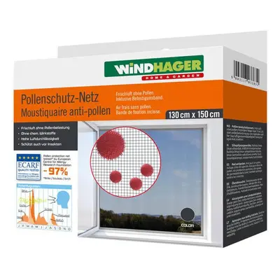 Windhager Pollen-Stop Expert Pollenschutz-Netz – Klimageräte Zubehör – schwarz
