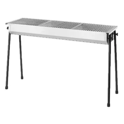 Hendi Holzkohlegrill Resto – Gastro Grill/Griddleplatte – edelstahl