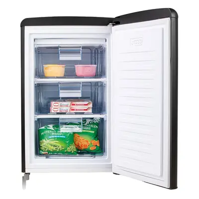 Domo DO91771R Gefrierschrank – Gefrierschrank/Tiefkühler freistehend – schwarz