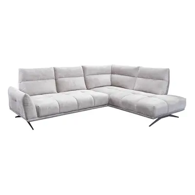 Ecksofa JUST 4 YOU GIOVANNI Polyester hellgrau
