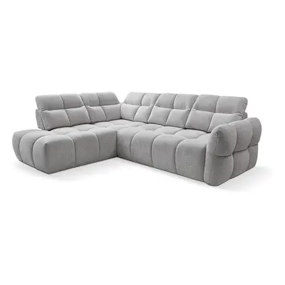 Ecksofa JUST YOU CALMA Polyester silver