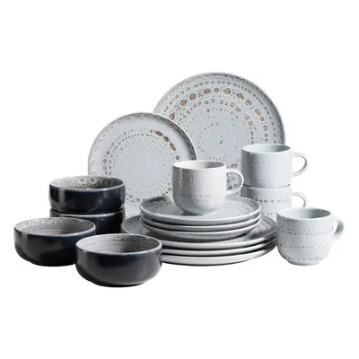 Geschirr-Set Spicy Market Blau Steingut