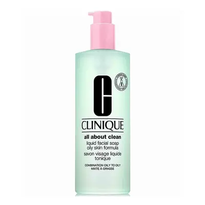 Clinique 3-Step System Jumbo Liquid Facial Soap Oily Skin 400ml Damen