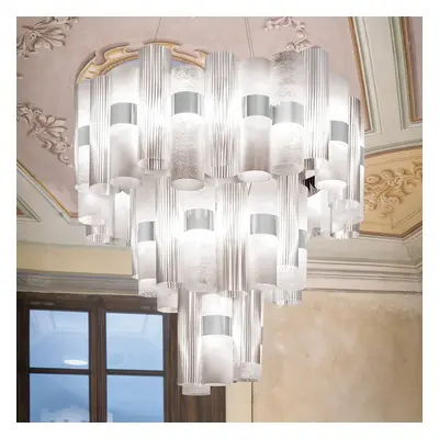 Slamp La Lollo XL LED-Hängelampe, Ø80cm, weiß