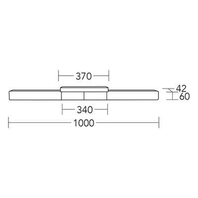 HerzBlut LED-Deckenleuchte Lana del nero, Holz, dimmbar