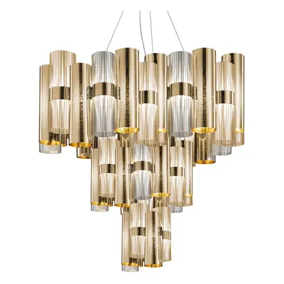 Slamp La Lollo XL LED-Hängelampe, Ø80cm, gold