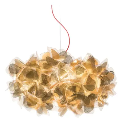 Slamp Hängeleuchte Clizia Mama Non Mama, Ø53cm, gold/rot