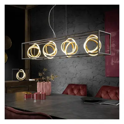 LED-Hängeleuchte Gisi, CCT, dimmbar, 4fl