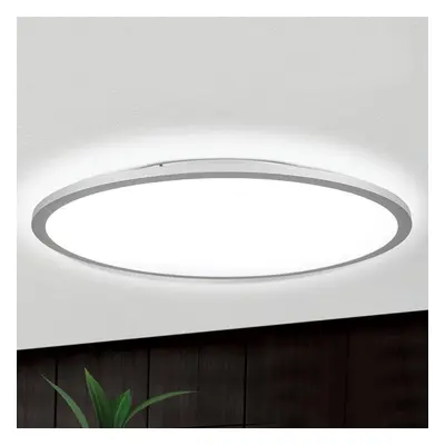 Titanfarbene LED-Deckenlampe Aria, dimmbar - 60 cm
