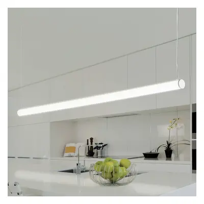 LED-Hängeleuchte Pirgos, 100 cm lang, dimmbar, weiß