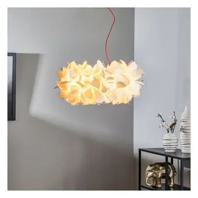 Slamp Hängeleuchte Clizia Mama Non Mama, Ø53cm, weiß/rot