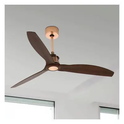 Deckenventilator Just Fan kupfer walnuss