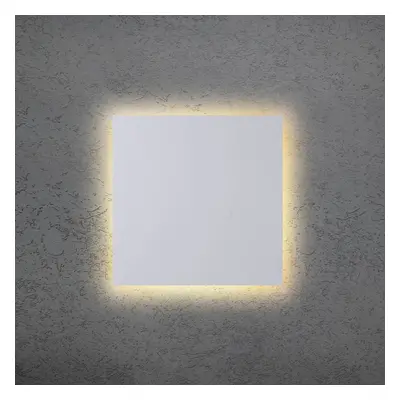 LED-Wandleuchte BLADE Q, weiß, 34 x 34 cm, Metall, dimmbar