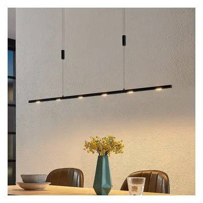 Lucande LED-Pendellampe Stakato, 120 cm, 6-flg., dimmbar