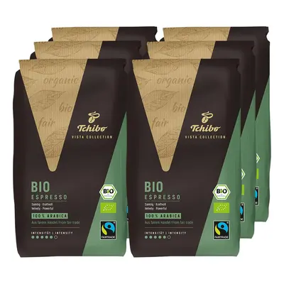 Tchibo Vista Collection - Bio Espresso - 6x 1 kg - Ganze Bohne