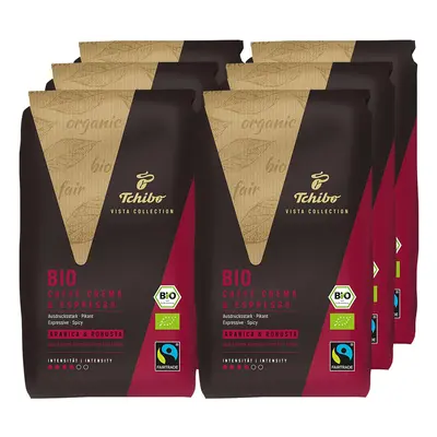Tchibo Vista Collection - Bio Caffè Crema & Espresso 6x 1kg - Ganze Bohne