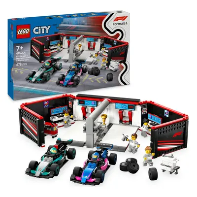Lego City Lego® City 60444 F1 Garage mit Mercedes-AMG & Alpine Rennautos 7+ Jahre