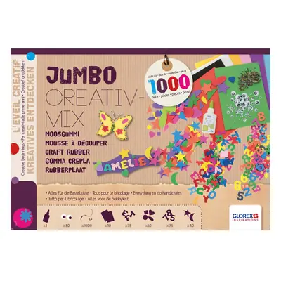 Jumbo Creativ-Mix « Caoutchouc mousse », plus de 1000 pc.