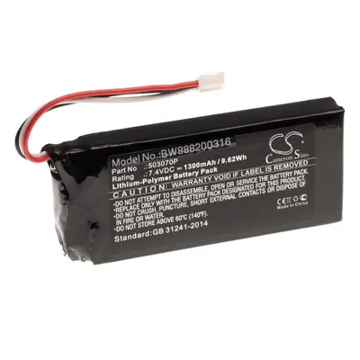 Akku Ersatz für JBL 503070P für Lautsprecher Boxen Speaker (1300mAh, 7.4V, Li-Polymer)