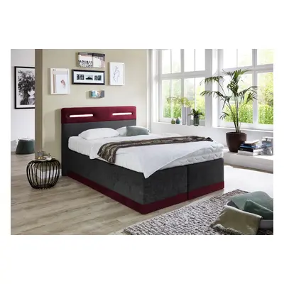 Westfalia Schlafkomfort Boxspringbett mit LED-Beleuchtung