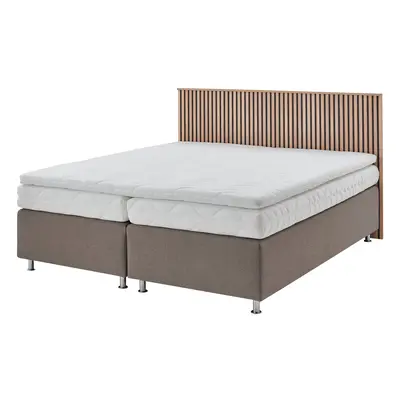 Westfalia Schlafkomfort Boxspringbett "Quercus" wahlweise mit LED-Beluchtung, 3 Matratzenarten zur Auswahl