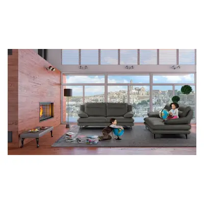 CALIA ITALIA 2,5-Sitzer "Cezanne, italienisches Design trifft erstklassigen Sitzkomfort, Leder" Edles Designsofa in besonders la