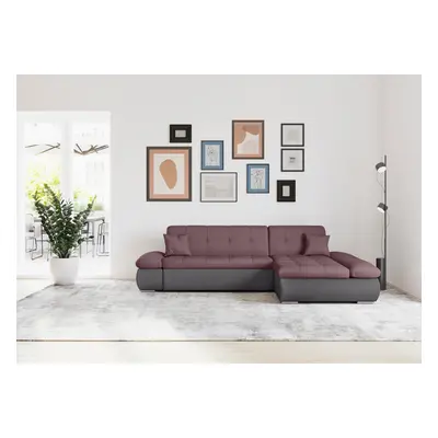 DOMO collection "Moric, L-Form, XXL-Sofa - Breite 300cm, viel Platz, auch in Cord" wahlweise mit Bettfunktion und Armteilverstel