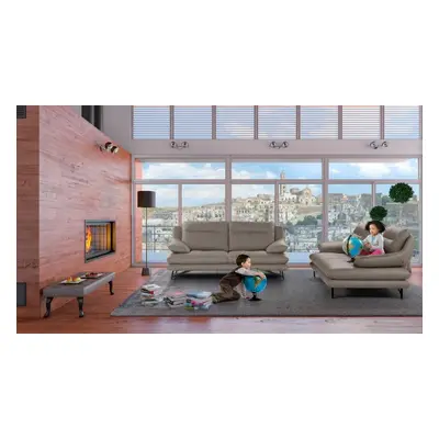 CALIA ITALIA 2,5-Sitzer "Cezanne, italienisches Design trifft erstklassigen Sitzkomfort, Leder" Edles Designsofa in besonders la