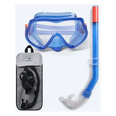 Watery Combo Schnorchelset für Kinder (4-10) - Winslet - Blau - Snorchelsets für Kinder (4-16 Jahre)