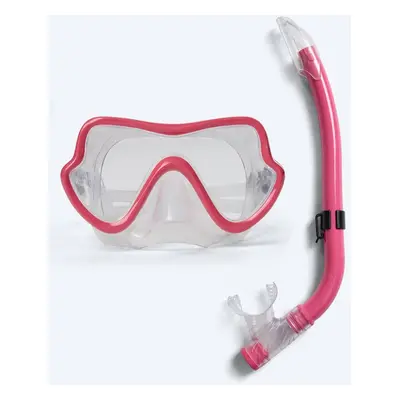 Watery Combo Schnorchelset für Junior (8-15) - Trigger - Rot - Snorchelsets für Kinder (4-16 Jahre)