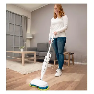 Livington rotierender Dampfreiniger «Steam Twister», weiss